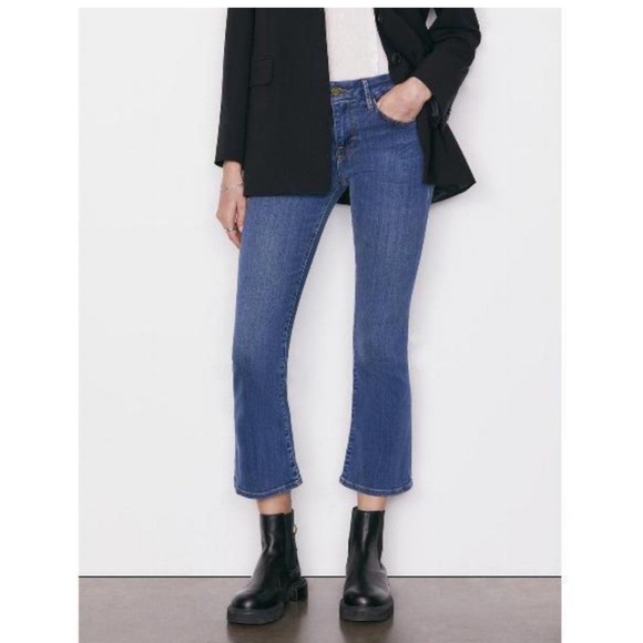 FRAME Le Crop Mini Boot in Poe - Picture 16 of 16